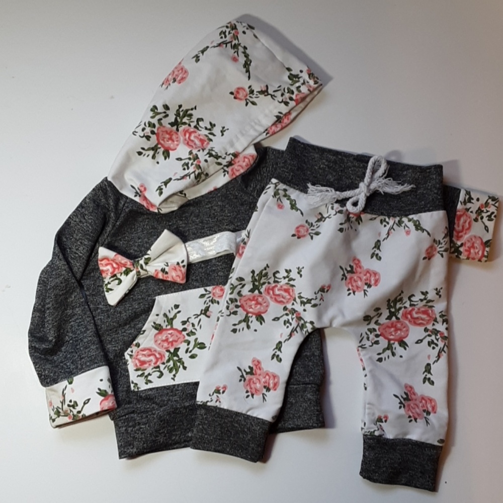 3 pc Rose set 6m